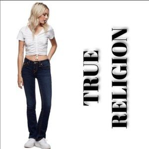 True Religion Becca Bootcut Mid Rise Jeans